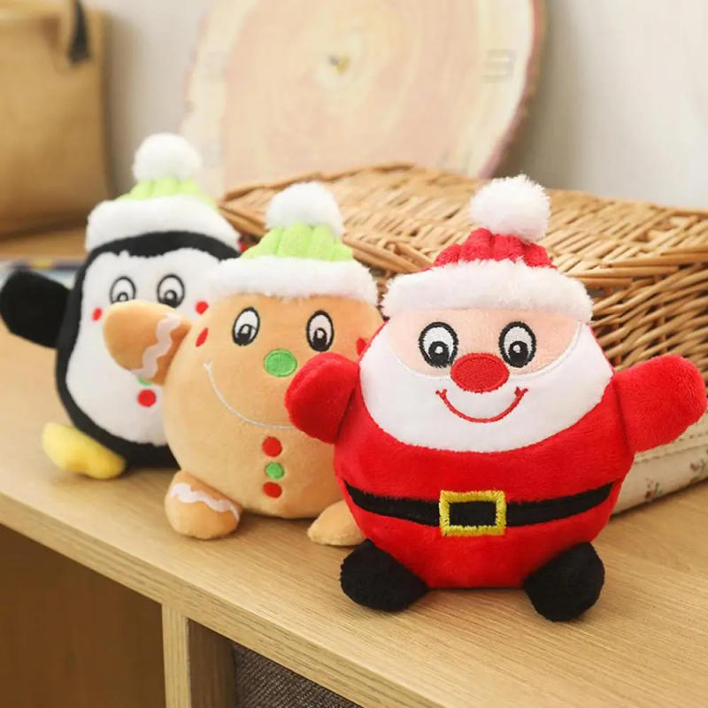 Description Picture 3 of itemSanta Penguin Plush Dog Toys Breathable Interactive Dogs Chew Toy Durable Squeaky cats Plaything For Medium Small Puppies Cats