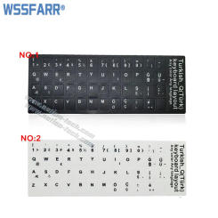 High Quality! Turkish keypad label sticker, Eco-environment Plastic Turkish keyboard stickers for Laptop/computer