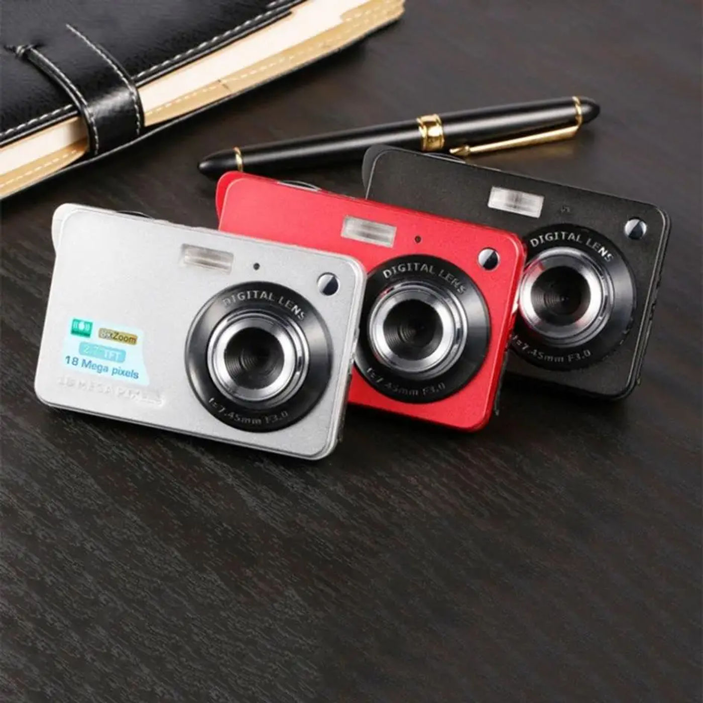 Description Picture 4 of item2021 HOT 2.7 Inch TFT LCD Display 18MP 720P 8x Zoom HD Digital Camera Anti-Shake Camcorder Video CMOS Micro Camera Children Gift