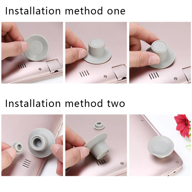 Description Picture 2 of item4Pcs/Set Laptop Heat Reduction Pad Notebook Heightening Feet Non-slip Cooling Stand Holder Suction Leg