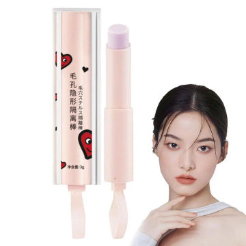 Pre-Makeup Isolation Stick Invisible Pores Concealer And Oil-Control Brightening Skin Tone Smoothing Moisturizing Makeup