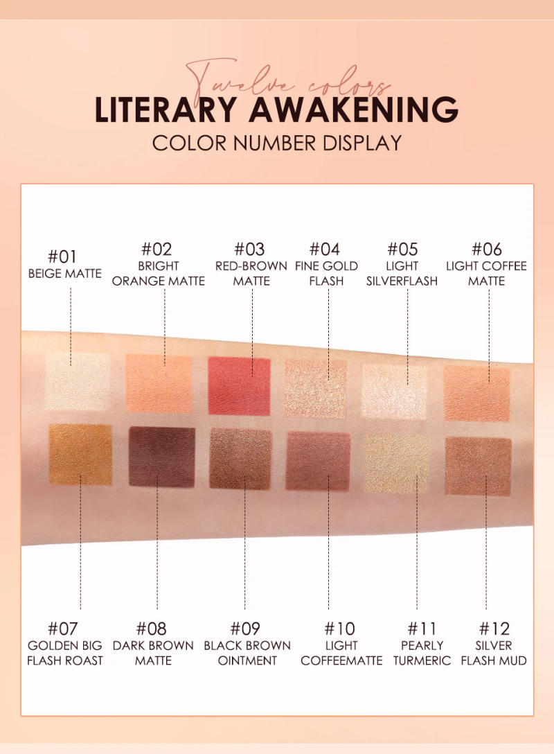 Description Picture 5 of itemO.TWO.O 10pcs Full Makeup Set Eyebrow Pencil Mascara Eyeliner False Eyelash Eyebrow Soap Eyeshadow Palette Eyelash Curler Makeup