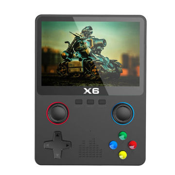 X6 Handheld Game Console 3.5 Inch IPS Screen Retro Game Player 3D Joystick With 10000+ Games 11 Emulator For Children's Gift