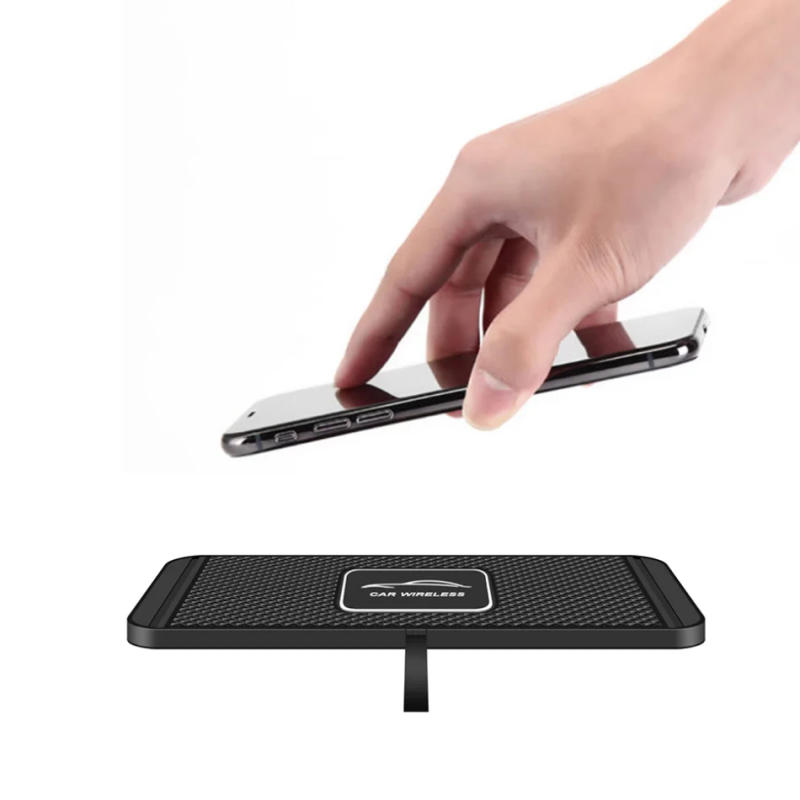 Description Picture 6 of itemCar Wireless Charger Silicone Non Slip Pad for iPhone 14 13 12 Pro Max Samsung Car Wireless Phone Chargers Fast Charging Station