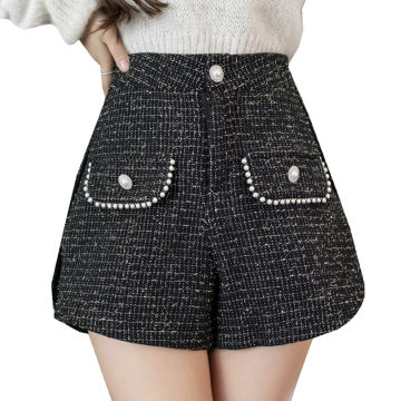 Ladies Fashion Casual Cool Woolen cloth Booty Shorts Women Clothing Girls High Waist Womens Shorts Female Sexy Clothes PAS9907 2