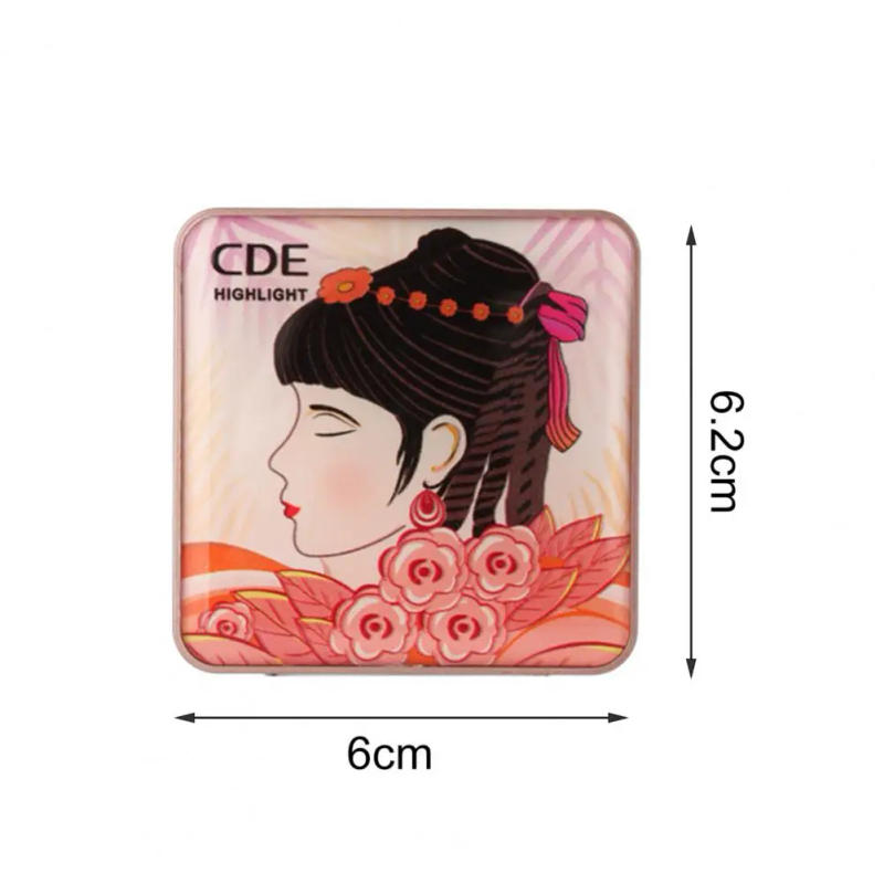 Description Picture 6 of itemFace Blusher Peach Pink Makeup Blush Palette Cheek Contour Blush Cosmetics Blusher Cream Makeup Rouge Cheek Tint Korean Makeup