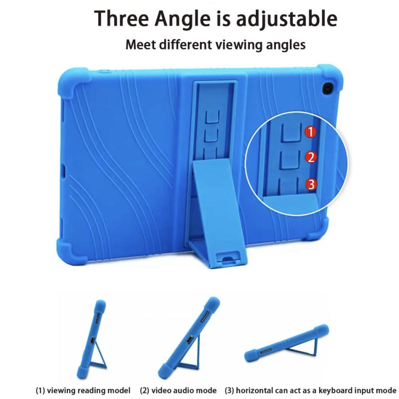 Description Picture 5 of itemSZOXBY Tablet 10.1 Universal Case Soft Silicone for 10 10.1 inch Android Tablet PC Soft Shockproof Cover Case L 9.44in W 6.69in