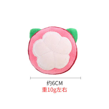 Cat toys cute fruit series plush toy contains catnip bite-resistant pet product sигрушки для кошек gatos kitten toys pet supply