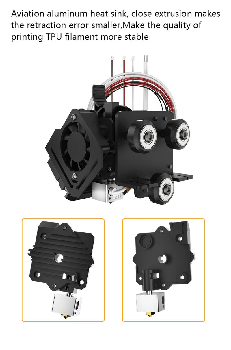 Description Picture 6 of itemKINGROON All Metal Extruder Direct Drive Hotend Kit Short Range For 3D Printer Ender 3 CR10 CR-6 Kobra Vyper Chiron Longer LK5