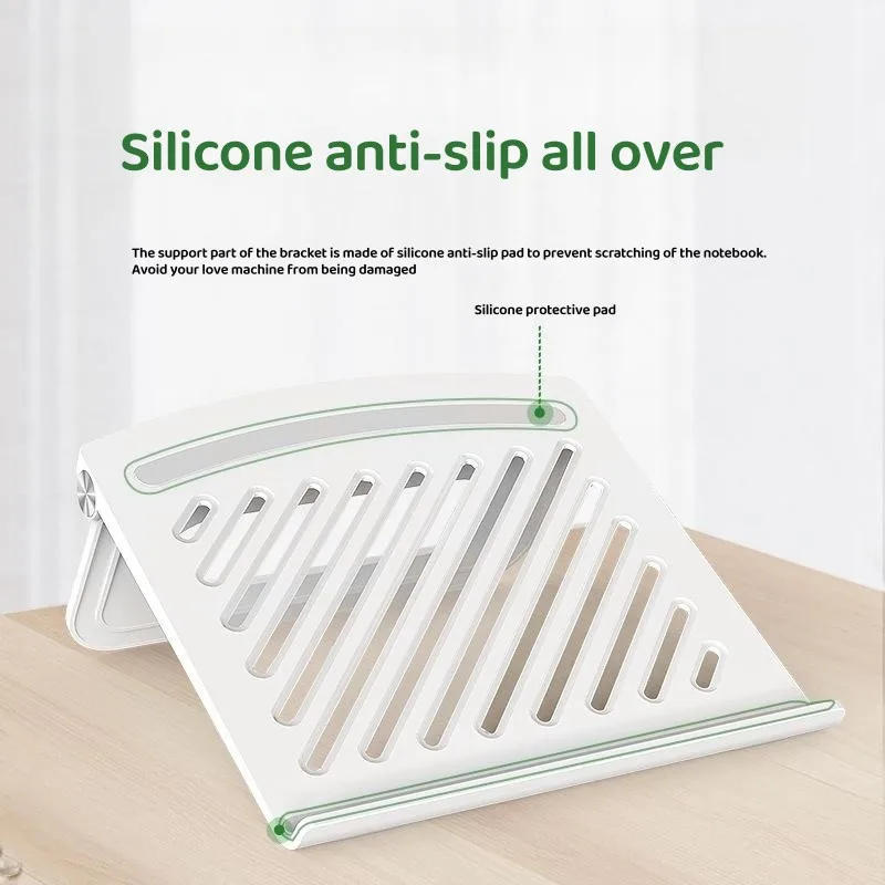 Description Picture 5 of itemFoldable Laptop Stand Adjustable Notebook Stand Portable Tablet Stand 10-17 Inch Macbook Air Pro Computer Bracket Laptop Holder