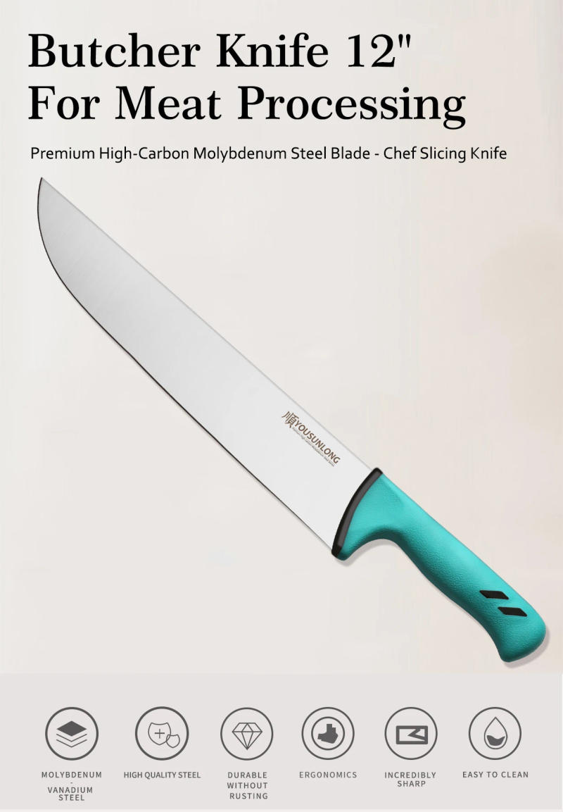 Description Picture 2 of itemYOUSUNLONG Butcher's Knife Chef's Cleaver 12