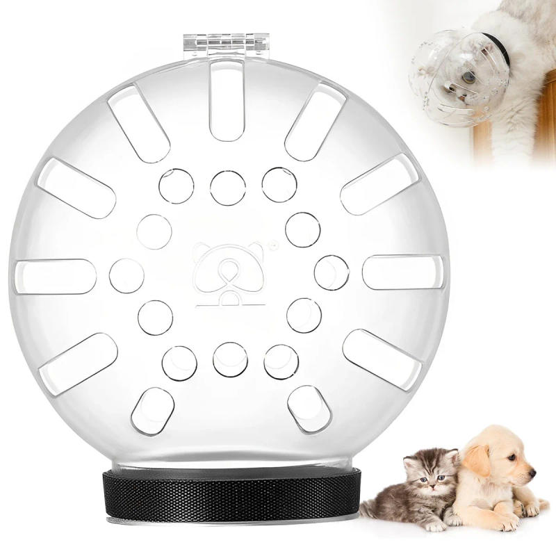 Description Picture 2 of itemCat Muzzle Anti-Bite Grooming Breathable Space Hood Anti-Licking Transparent Kitten Astronaut Helmet for Small Pets Supplies