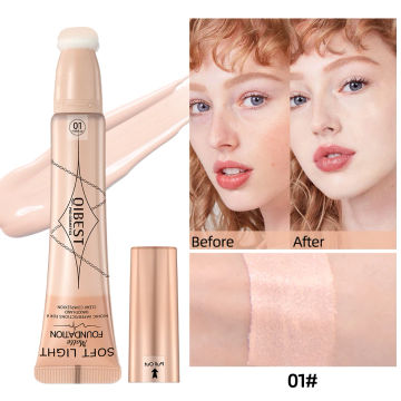 QIBEST Face Concealer Cream Full Cover Makeup Base Make Up For Eye Dark Circles Face Contouring Cosmetic Liquid Face Corrector