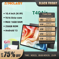 Teclast T40Air Tablet Android 13 T616 8-core 8GB+8GB RAM 256GB ROM 10.36 Inch 2000x1200 Full HD Teclast T40 Air 4G VoLTE 18W PD