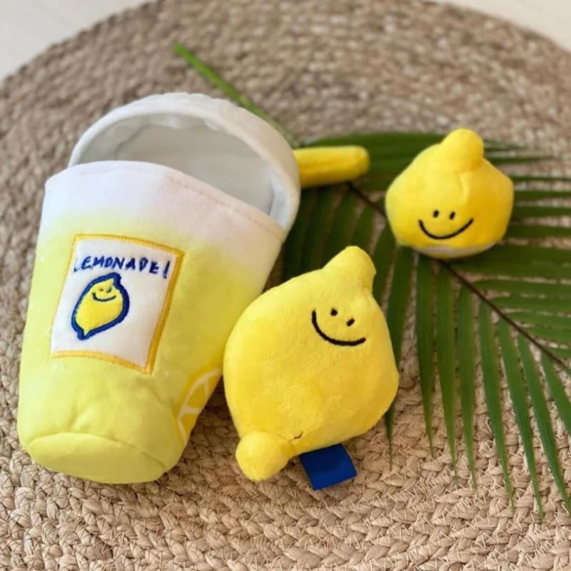Description Picture 2 of itemIns Explosion Lemon Tea Simulation Sounding Dog Hidden Food Toy Pet Sounding Hidden Food Toy Pet Voice Tibetan For Small Dog