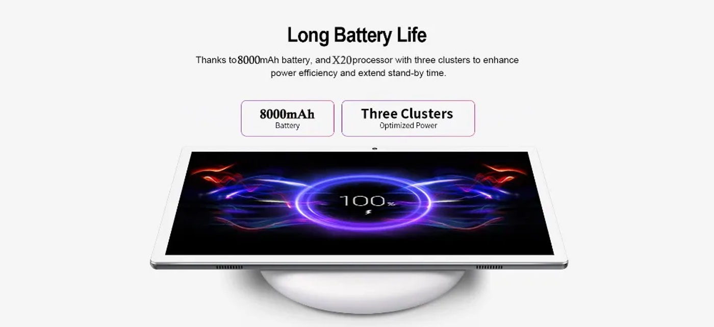 Description Picture 2 of itemGood Tabletr 1920X1200 4G LTE 10.1 Inch 2.5D Tablet Pc 10 Deca Core MTK6797 6GB RAM 128GB ROM Android 8.0 MT6797 X20 6G+128G