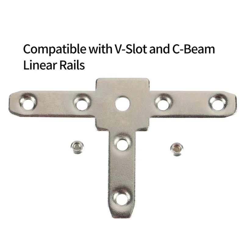 Description Picture 5 of item2 Way/3 Way/90 Tees Nut Bracket Sliding Nut for V-Slot/C-Beam Linear Connection 3D Printer Parts Accessories