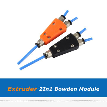 1pc Ender-3 Extruder 2 in 1 Out Pneumatic Valve Module 2in1 Bowden Hotend Print Module For Creality Ender3 3D Printer Parts