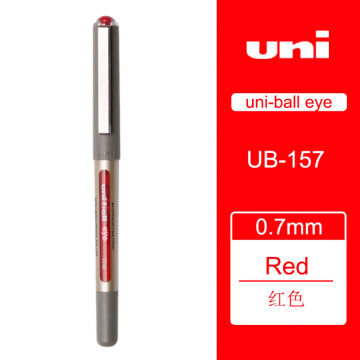 6 Piece/Lot Gel Rollerball Pen 0.7mm Uni-Ball Eye UB-157 Waterproof 3 colors to choose from