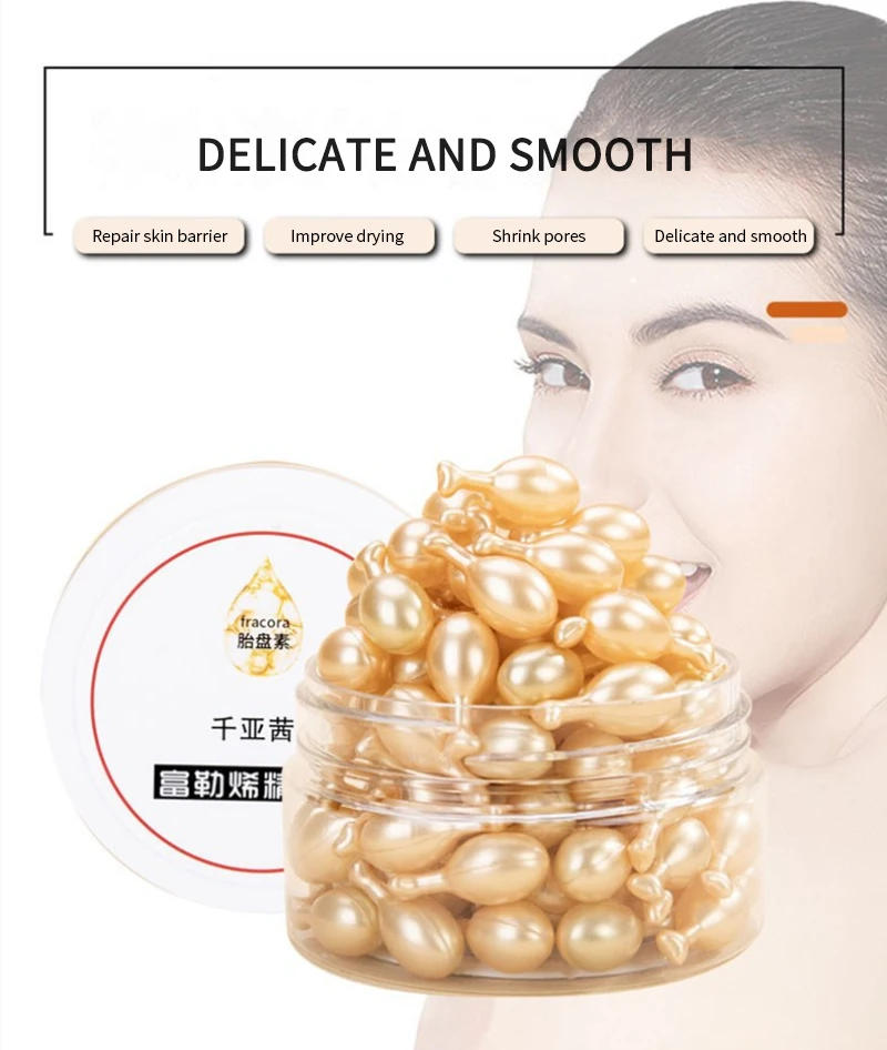 Description Picture 3 of item30/50/60/100/38Pcs Hyaluronic Acid Capsule Serum Anti-aging Anti-Wrinkle Brighten Whitening Face Cream Spot Acne Remover Makeup