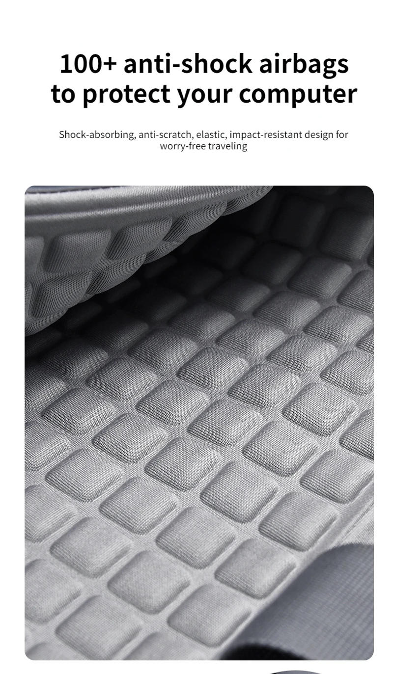 Description Picture 5 of itemAirbag Waterproof Shockproof 14-inch 15-inch Laptop Bag 17-inch Large-capacity Shoulder Bag for Gaming Laptop