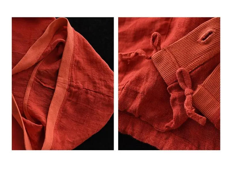 Description Picture 3 of itemJacket Spring and Summer Women's Clothing Cotton and Linen Hooded Coat Sun Shirt Linen Cardigan Thin Retro Korean Autumn Cloths