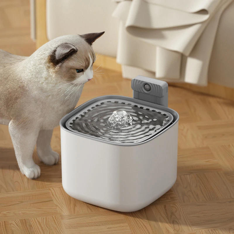 Description Picture 2 of item3L Wireless Sensor Cat Water Fountain Intelligent Water Dispenser For Cats Dog Drinker Automatic  Filtering Pet Drinking Feeder