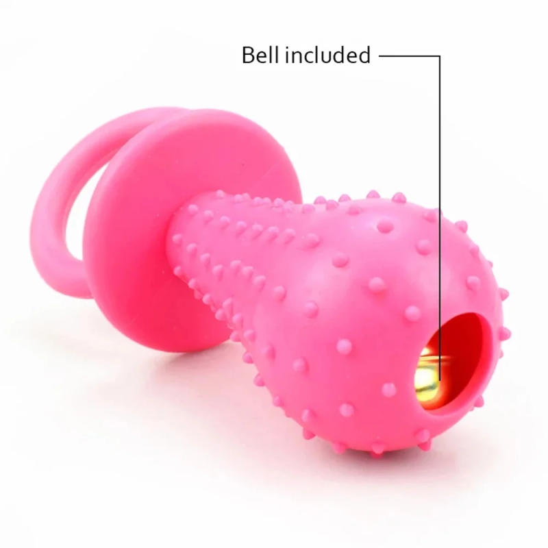 Description Picture 4 of item2022 New Pacifier Rubber Toys for Dogs Pet Cat Puppy Chew Toys Pets Dogs Pets Products Dog Games Sound Squeaker 4x9.5cm