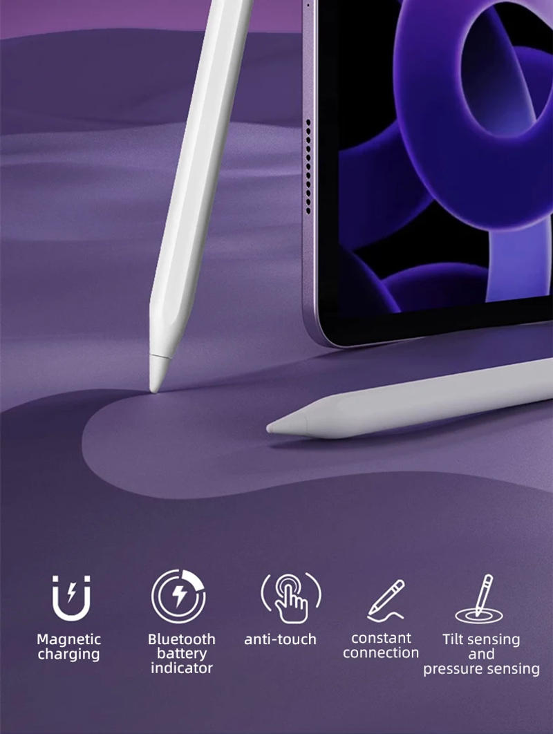 Description Picture 3 of itemFor Apple Pencil 2 1 iPad Pencil wirelessly Bluetooth Stylus Pen for iPad Pen Pro 11 12 9 Air 4 Air 5 2018-2023 for Apple Pencil
