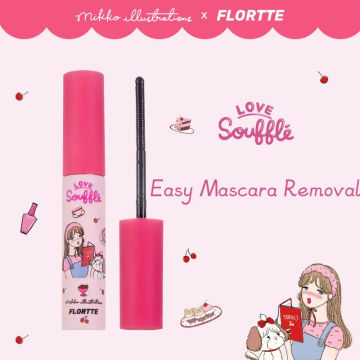 FLORTTE MIKKO Co Branded Eye Black Mascara Remover Women's Cosmetics Small and Portable Mild Makeup Remover