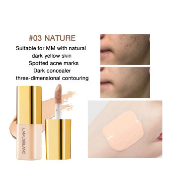 Mini Concealer Moisturizing Liquid Foundation 4 Colors Full Coverage Acne Spot Dark Circles Contour Concealer Makeup Cosmetics