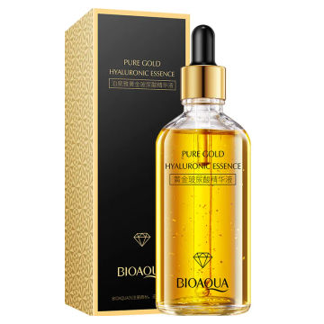 BIOAQUA 24K Gold Hyaluronic Acid Serum for Face Skin Care Moisturizing Skin Rejuvenating Anti-wrinkle Skincare Facial Serum