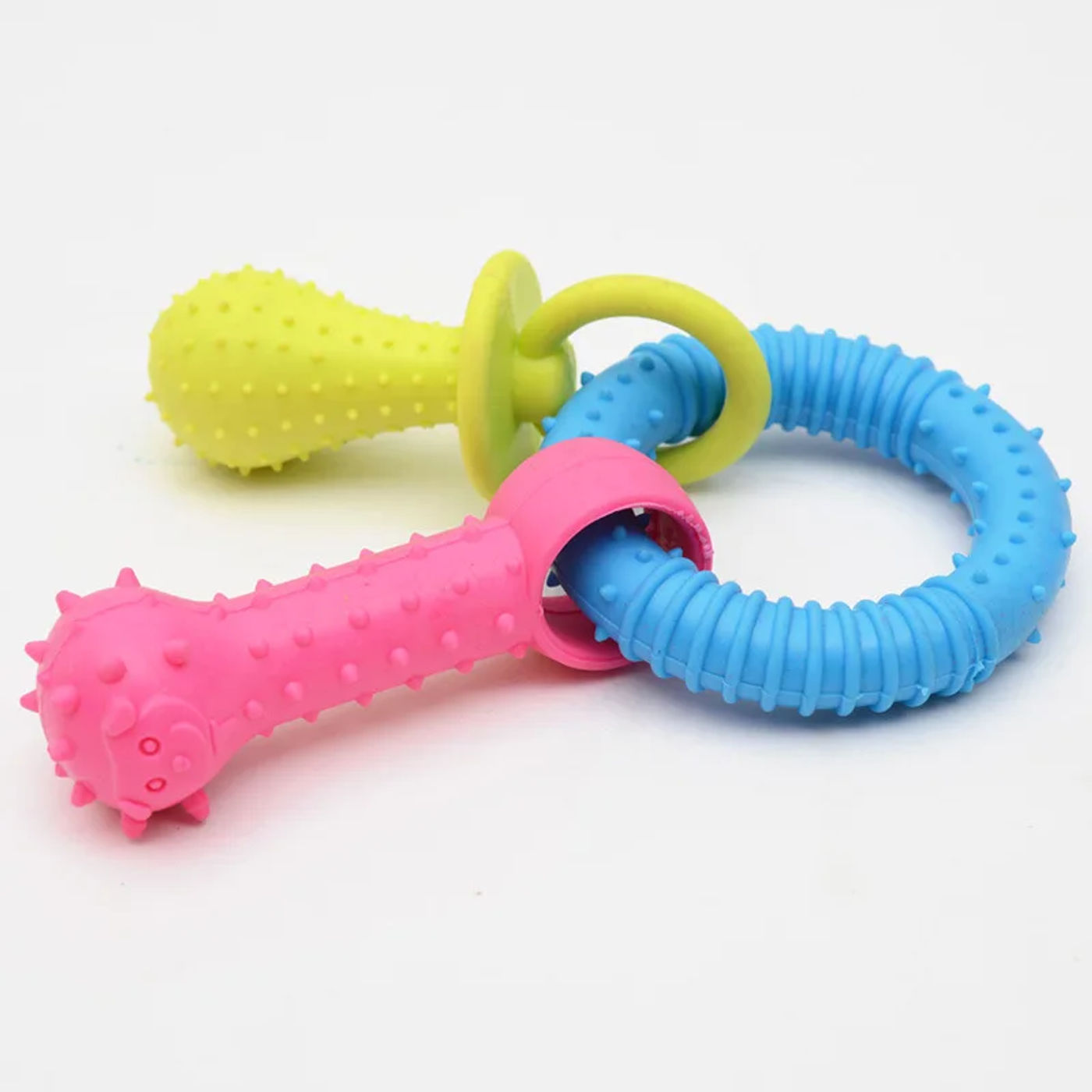 Description Picture 5 of item1PCS Pet Toys for Small Dogs Rubber Resistance To Bite Dog Toy Teeth Cleaning Chew Training Toys Pet Supplies Puppy Dogs Cats