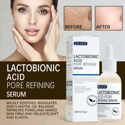 Lactobionic Acid Serum Instant Perfection Serums Shrink Pores Moisturizing Essence Liquid Anti Aging Face Fine Lines Skin Care