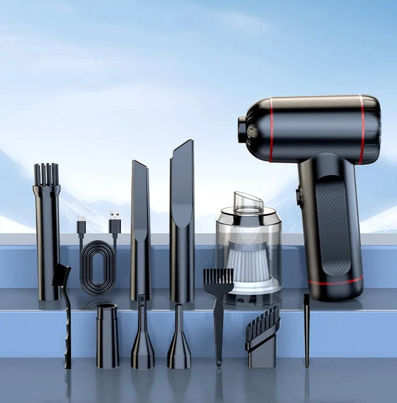 Description Picture 4 of item4 in1 Cordless Air Duster Blower Pump Portable Compressed Air Cans Electric Computer Cleaner Sucking Car PC Laptop Keyboard