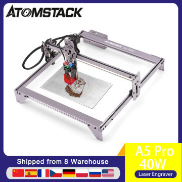 ATOMSTACK A5 Pro 40W Laser Engraver CNC DIY Fixed-Focus Laser Cutter Eye Protection Laser Engraving Cutting Machine 410x400mm