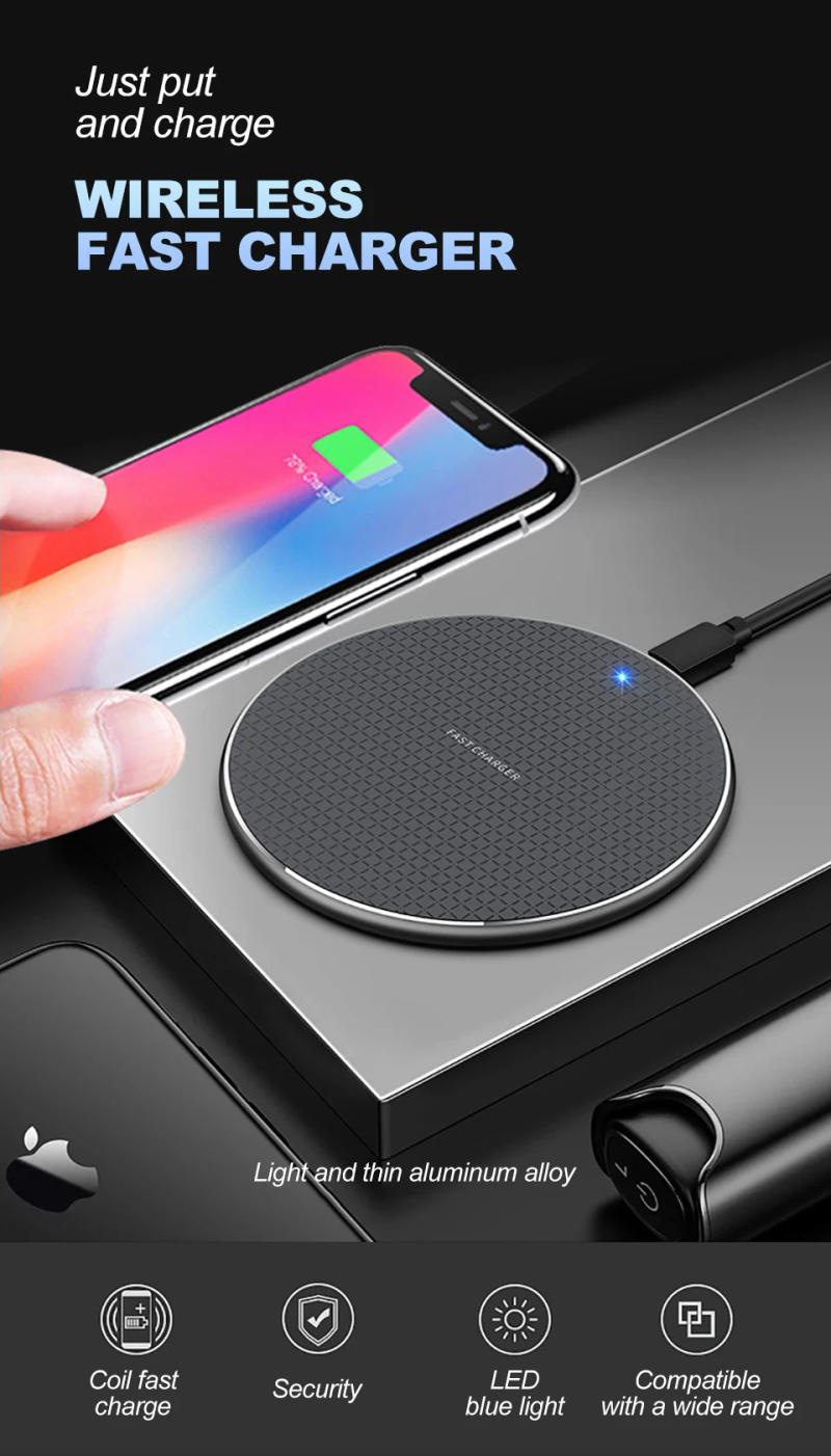 Description Picture 2 of itemFast Wireless Charger For Apple iPhone 14 12 11 13 Pro Max Induction Charger Samsung S21 S22 S23 Ultra Plus Xi0aomi Mi 13 12 Pro