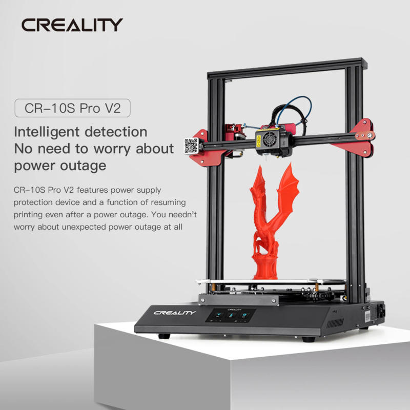 Description Picture 4 of itemCREALITY CR-10S Pro V2 3D Printer DIY Kit Upgraded High Precision Large Printing Size Support Auto Leveling Printer impresora 3d