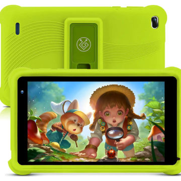 7 Inch Android Kids Tablet PC For Study Education Children Tablet With Silicone Case 2+32GB Google Play WiFi Tablet with Holder