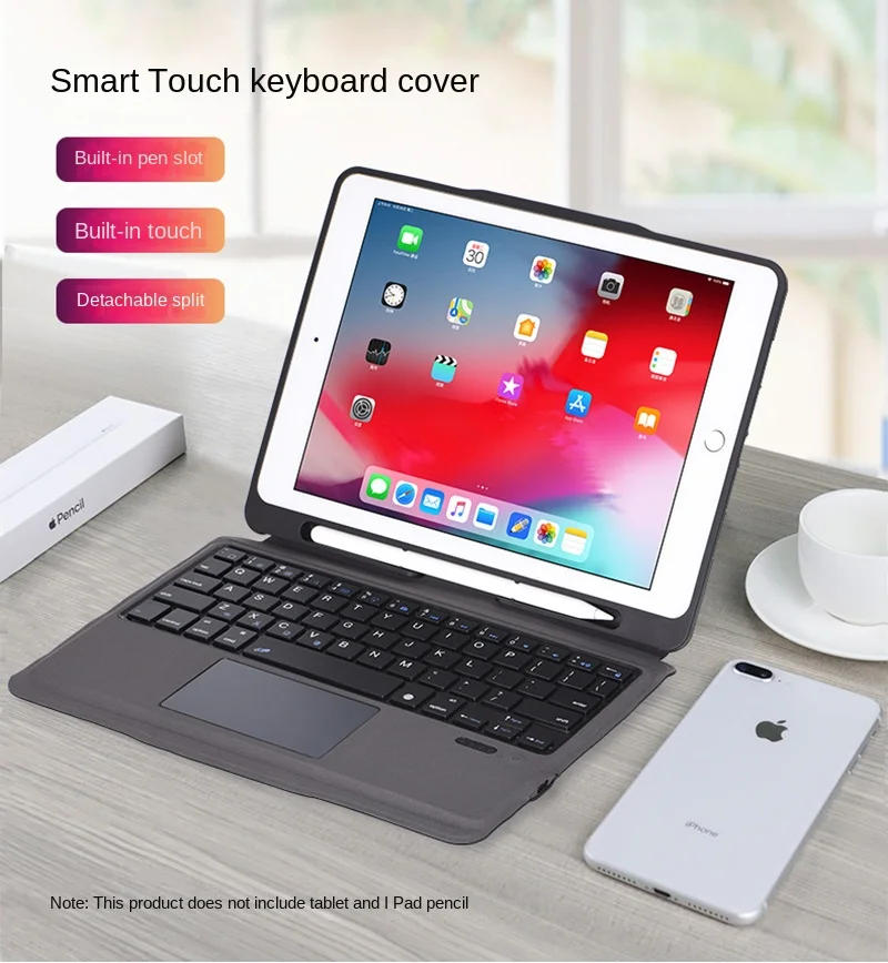 Description Picture 2 of itemFor Ipad Keyboard Wireless Smart Control Keyboard For  Ipad Pro 11 12 9 12.9 Air 4 Air 5 For Ipad 10th Generation Pro 12 9 Case