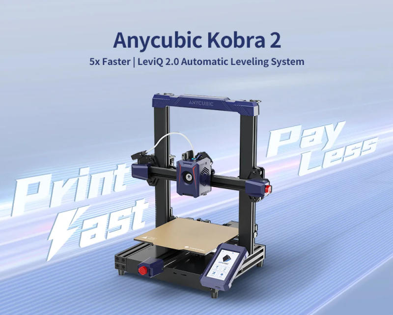 Description Picture 2 of item100V-230V 400W Anycubic Kobra 2 3D Printer FDM Desktop Household High-speed 150mm/s High-precision Print Size 220*220*250mm