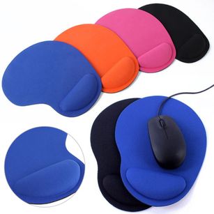 Home Office Solid Color Anti-Slip Gaming Mouse Pad Mice Mat with Wrist Support