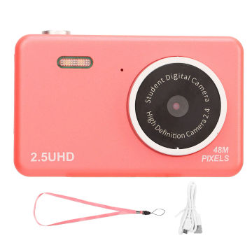 Selfie Camera 2.5K HD Multi Color Filters Compact Pocket Digital Camera Automatic Light Sensitivity Auto Focus for Student