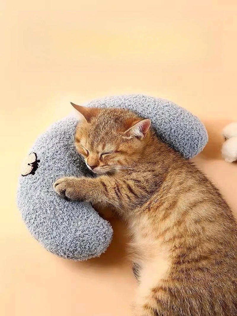 Description Picture 2 of itemCat specific small pillows for pets, dogs, and cats U-shaped pillows, sleeping pads, cat blankets, and warm pet products