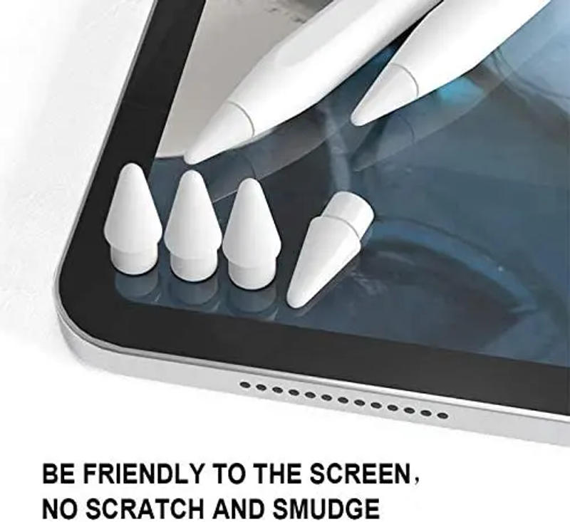 Description Picture 3 of itemFeomro 4Pack Tips For Apple Pencil 1 2 Generation Tips For iPencil Tips For Apple Pencil Nib For iPad Stylus Pen Replacement Nib