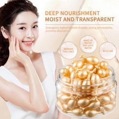 Placenta Capsules Face Serum Fullerene Anti-wrinkle Anti-aging Whitening Essence Hydrating Firming Skin Repair Essence Cosmetics