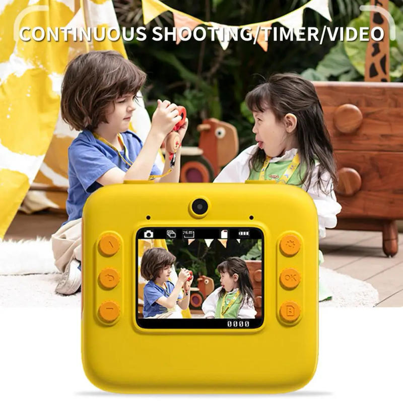 Description Picture 5 of itemChildren Instant Camera Hd 1080p Video Photo Digital Print Cameras Dual Lens Slr Photography Toys Birthday Gift With Print Paper