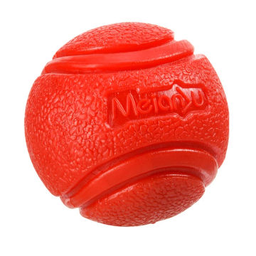 1PC Pet Dog Ball Bouncy Rubber Solid Ball Resistance To Dog Chew Toys Outdoor Throwing Recovery Training for Dogs Pet Supplies