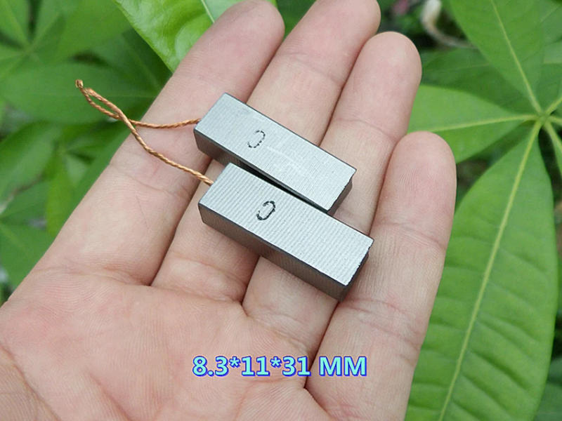 Description Picture 2 of item1 Pair Carbon Brushes Vacuum Cleaner Carbon Brush 8.3*11*28 MM Motor Parts Carbon Brush Tools Accessories