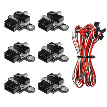 6PCS Micro Limit Switches with 1M 3 Pin Cable for 3018-PROVer/3018-MX3/3018-PROVer Mach3